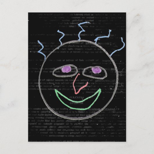 Funny Faces Briefkaart (Voorkant)
