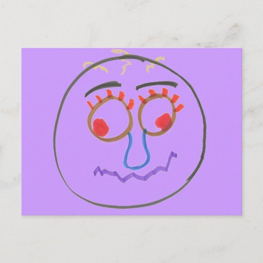 Funny Faces Briefkaart (Voorkant)