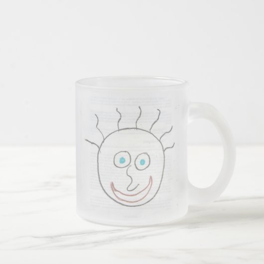 Funny Faces Frosted Mok (Rechts)