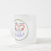 Funny Faces Frosted Mok (Voorkant links)