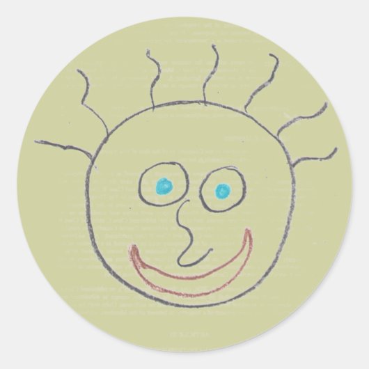 Funny Faces Sticker (Voorkant)