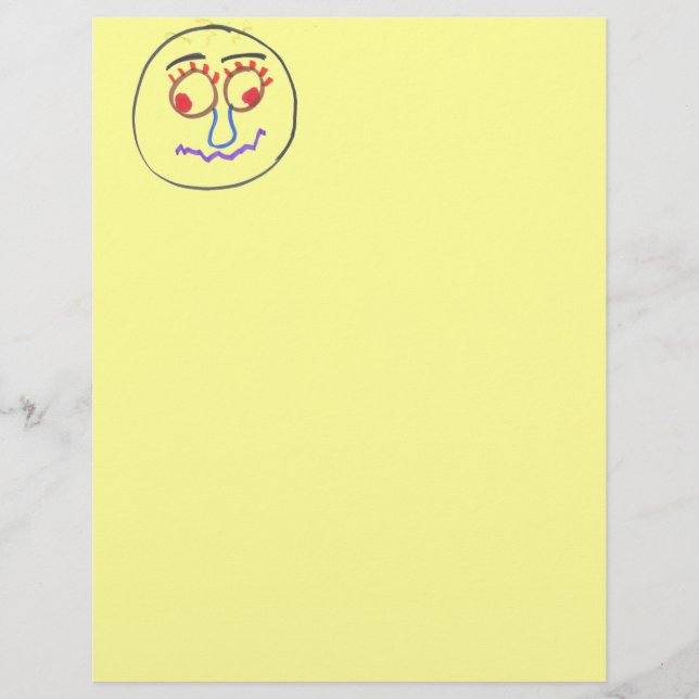 Funny Facies Letter Head (Voorkant)