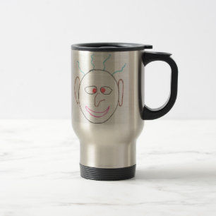 Funny Facing Travel Mug Reisbeker