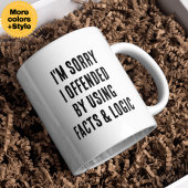 Funny Facts & Logic Sarcastic Coffee Mug Gift