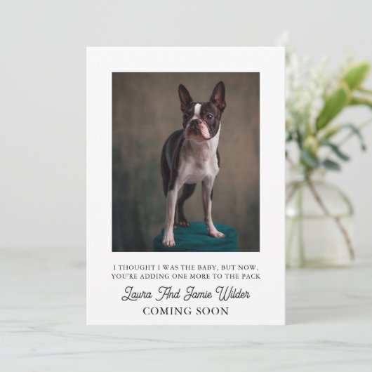 Funny Faire-part de grossesse (Debout devant)