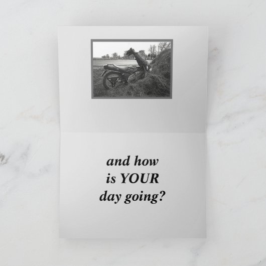 FUNNY/FAKE accident/customizable text Card Kaart (Binnen)