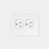 Funny Fake Electrical Outlet Post-it® Notes (Voorkant)