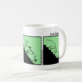 Funny Fall Down the Stairs Stickman Mug - 003 (Devant droit)