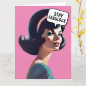 FUNNY FAMILLE AMIE CARTE D'AMI D'ANNIVERSAIRE (Fleur jaune)