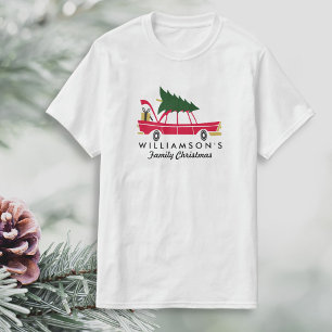 Funny Family Kerstmis zorgt voor een homerusboom T-shirt