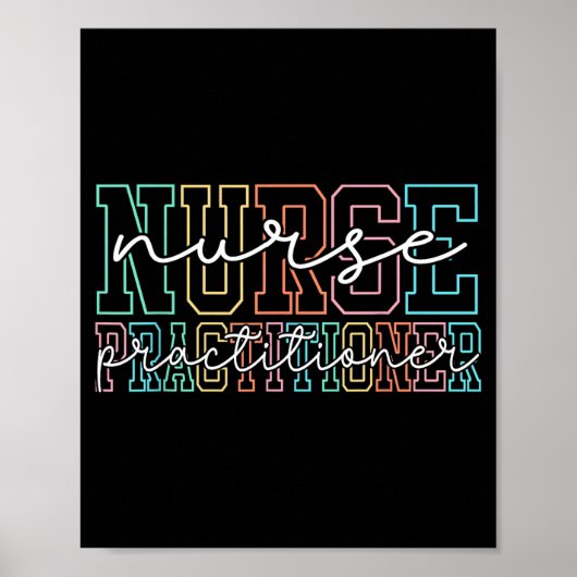 Funny Family Nurse Practitioner Np Nursing Day Nur Poster (Voorkant)