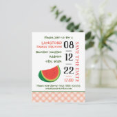 Funny Family Reunion design Faire-part Carte posta (Debout devant)