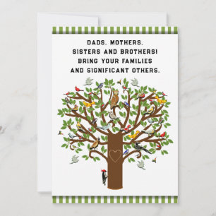 Funny Family Reunion-uitnodigingen Kaart