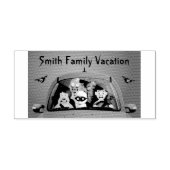 Funny Family Vacation Halloween Rubberstempel (Afrduk)