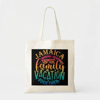 Funny Family Vacation Jamaica 2023 Memories Tote Bag