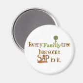 Funny FamilyTree Magneet (Voorkant / Achterkant)