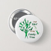 Funny FamilyTree Ronde Button 5,7 Cm (Voorkant /achterkant)
