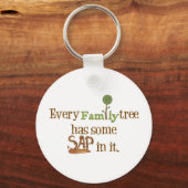 Funny FamilyTree Sleutelhanger (Voorkant)