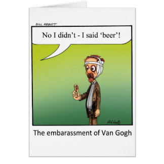 Funny Famous Artist Cartoon Gift!