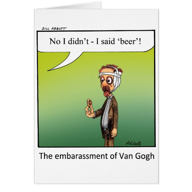 Funny Famous Artist Cartoon Gift! (Voorkant)