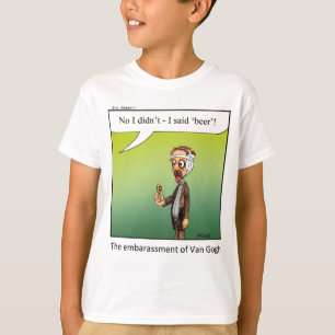Funny Famous Artist Cartoon Gift! T-shirt