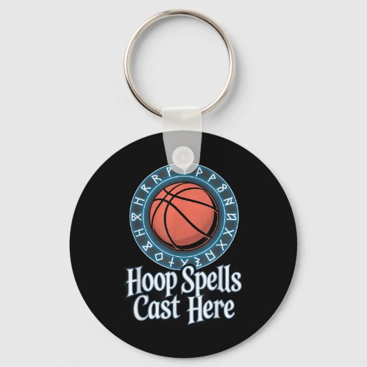 Funny Fantasy Basketball Spell League Draft Game  Sleutelhanger (Voorkant)