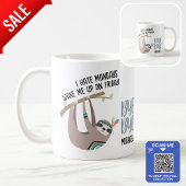 FUNNY Farewell COLLEAGUE Mug - Hate LUNDI SLOTH
