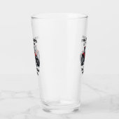 Funny Faring Quote Tractor Hard Work Glas (Rechts)