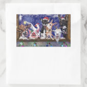 Funny Farm Animal Christmas Gift Stickers (Sac)