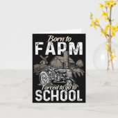 Funny Farmer Shirt Men Tractor Boys Tractor Lover Kaart (Gele Bloem)