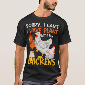 Funny Farming Hen Farmer Boerderij Animal Chicken T-shirt