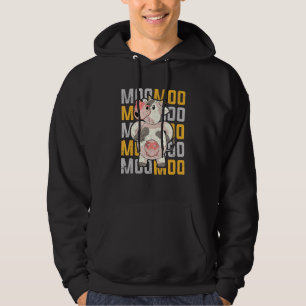 Funny Farming Koe Lover Boerderij Animal Moo Farme Hoodie