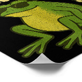 Funny Fart Meme Sometimes I Just Be Farting Frog  Poster (Hoek)