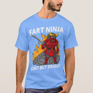 Funny Fart Ninja Silet, Deadly Ninja Samurai ( T-shirt