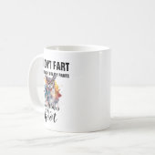 Funny Fart Whisper Owl Mug - Hoot Custom Coffee (Devant gauche)