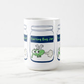 Funny farting Bug Jar Koffiemok (Center)