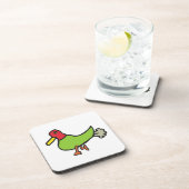 Funny Farting Duck Bier Onderzetter (Rechterzijde)