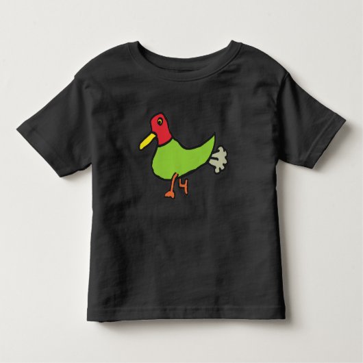 Funny Farting Duck Kinder Shirts (Voorkant)