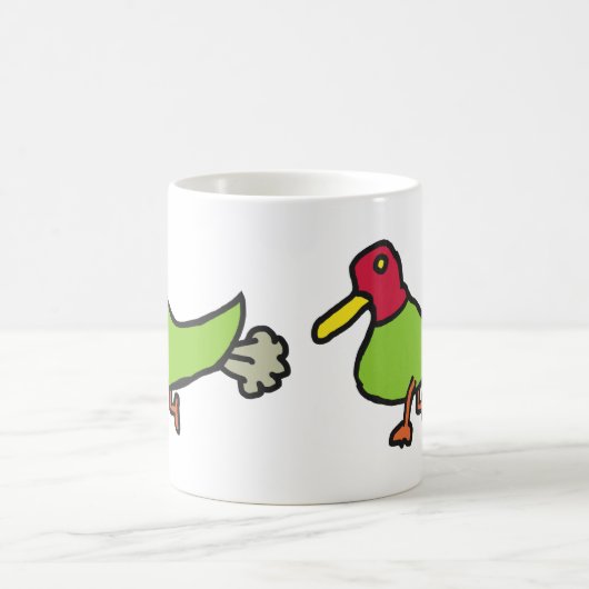 Funny Farting Duck Koffiemok (Center)