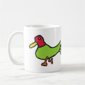 Funny Farting Duck Koffiemok (Links)