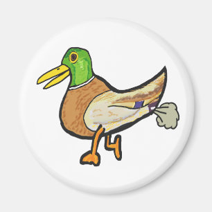 Funny Farting Duck Magneet