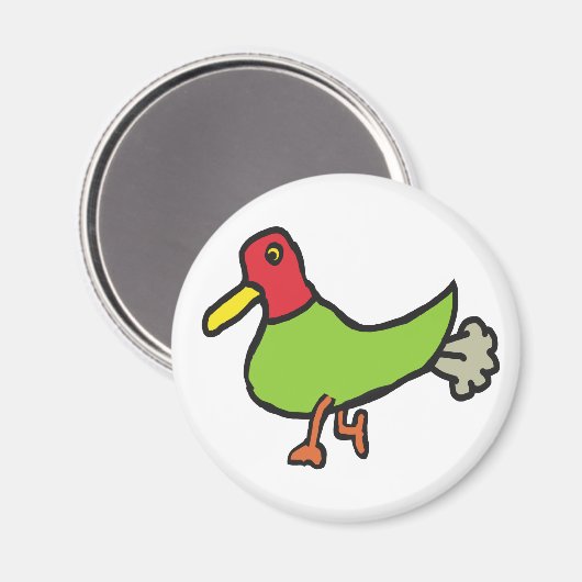 Funny Farting Duck Magneet (Voorkant / Achterkant)