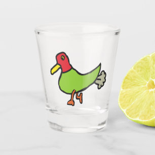 Funny Farting Duck Shot Glas