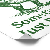 Funny Farting Frog Fart Joke Sometimes I Just Be F Poster (Hoek)