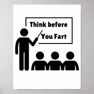 Funny Farting Humor Poster