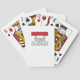 Funny Farts vertrouwt nooit op een vader van een v Pokerkaarten