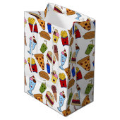 Funny Fast Food Gift Bag Medium Cadeauzakje (Voorkant Gekanteld)