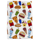 Funny Fast Food Gift Bag Medium Cadeauzakje (Voorkant)
