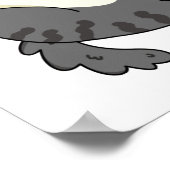 Funny Fat Cat Pun, pro-kat-stinator Poster (Hoek)