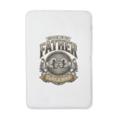 Funny Father Fist Bump Vintage Engraving Shirt Des Badmat (Voorkant Verticaal)